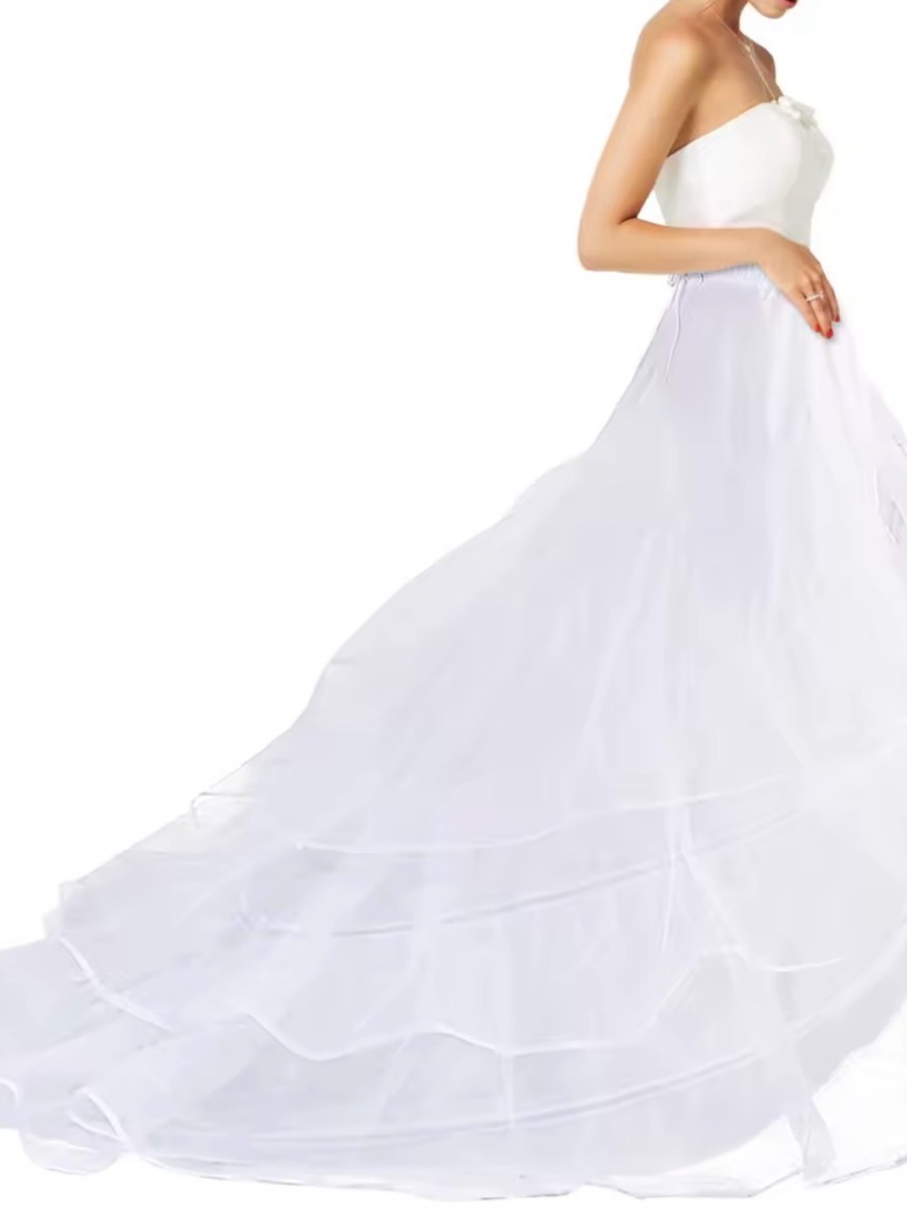 Underskirt for ball gown, bridal/quinceañera pretty 3 layer crinoline petticoat